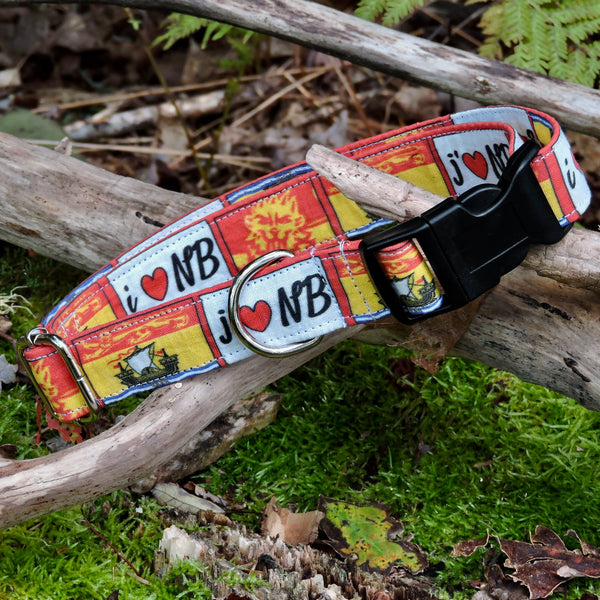I Love Atlantic Canada Dog Collar