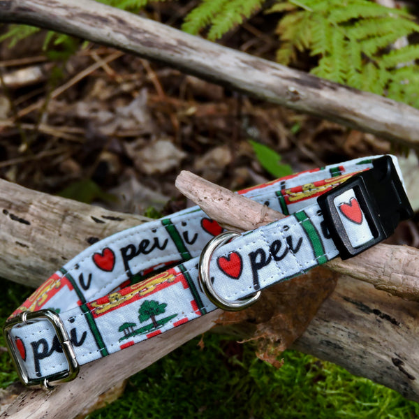 I Love Atlantic Canada Dog Collar