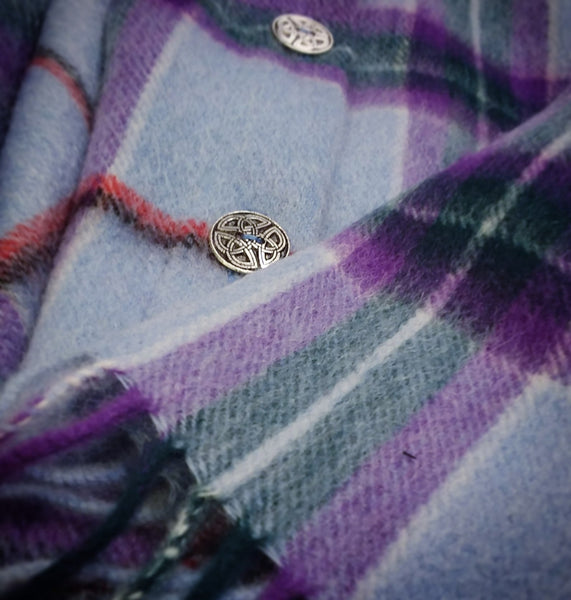 World Peace Lambswool Button Shawl