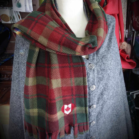 Oh Canada Scarf~Fleece