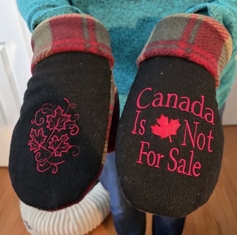 Canada Is Not For Sale Mittens