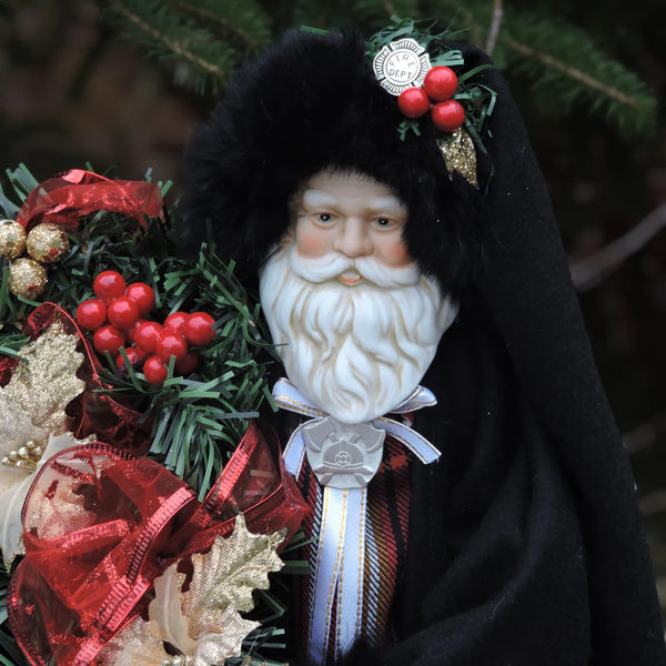 Santa~Firefighter's Tartan