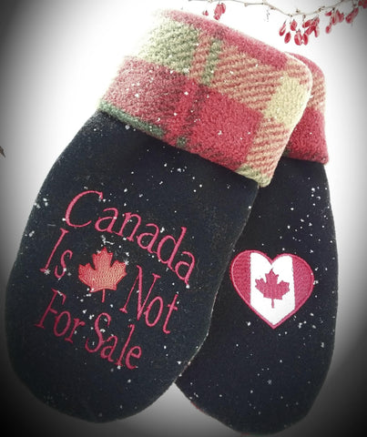 Canada Is Not For Sale Mittens