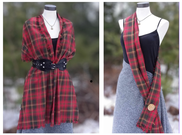 Tartan Blanket Scarf/Shawl