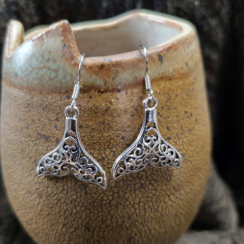 Whale Tail Earrings
