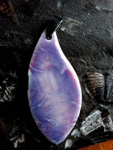 Purple Leaf Pendant