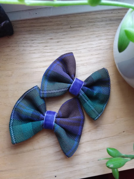 Hair Clips-Clan and Specialty tartans