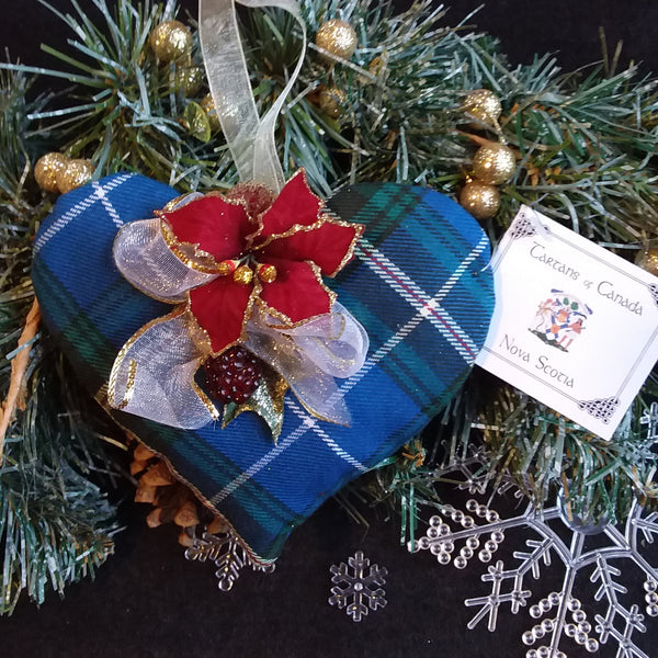 Ornament Tartan Heart