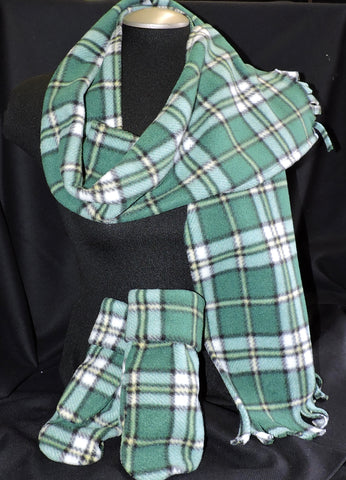 Cape Breton tartan scarf Cape Breton tartan mittens