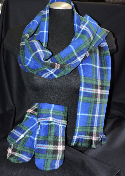 Nova Scotia tartan scarf Nova Scotia tartan mittens