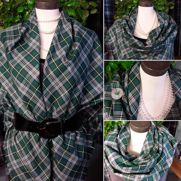 Full Shawl~ 100% Wool Tartan