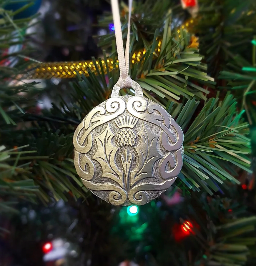 Christmas Ornament~Thistle