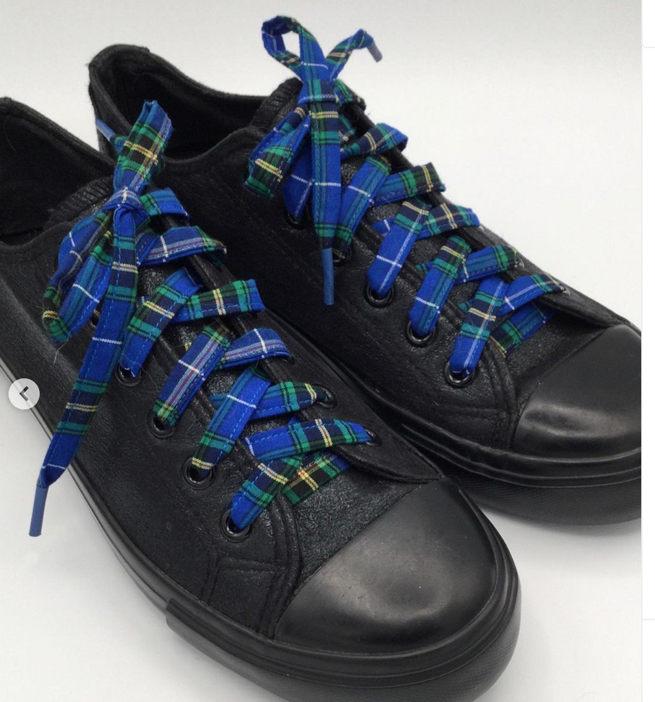Tartan 2025 boot laces